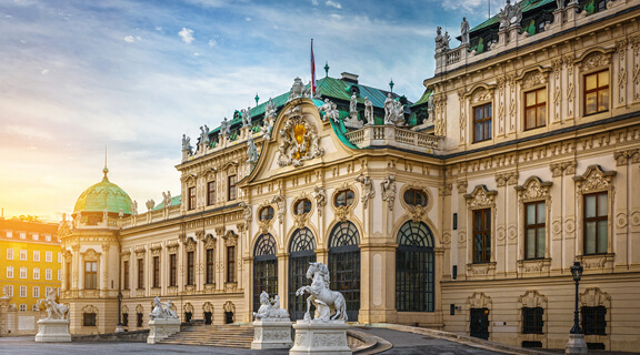 Belvedere Palace, Vienna, Austria.